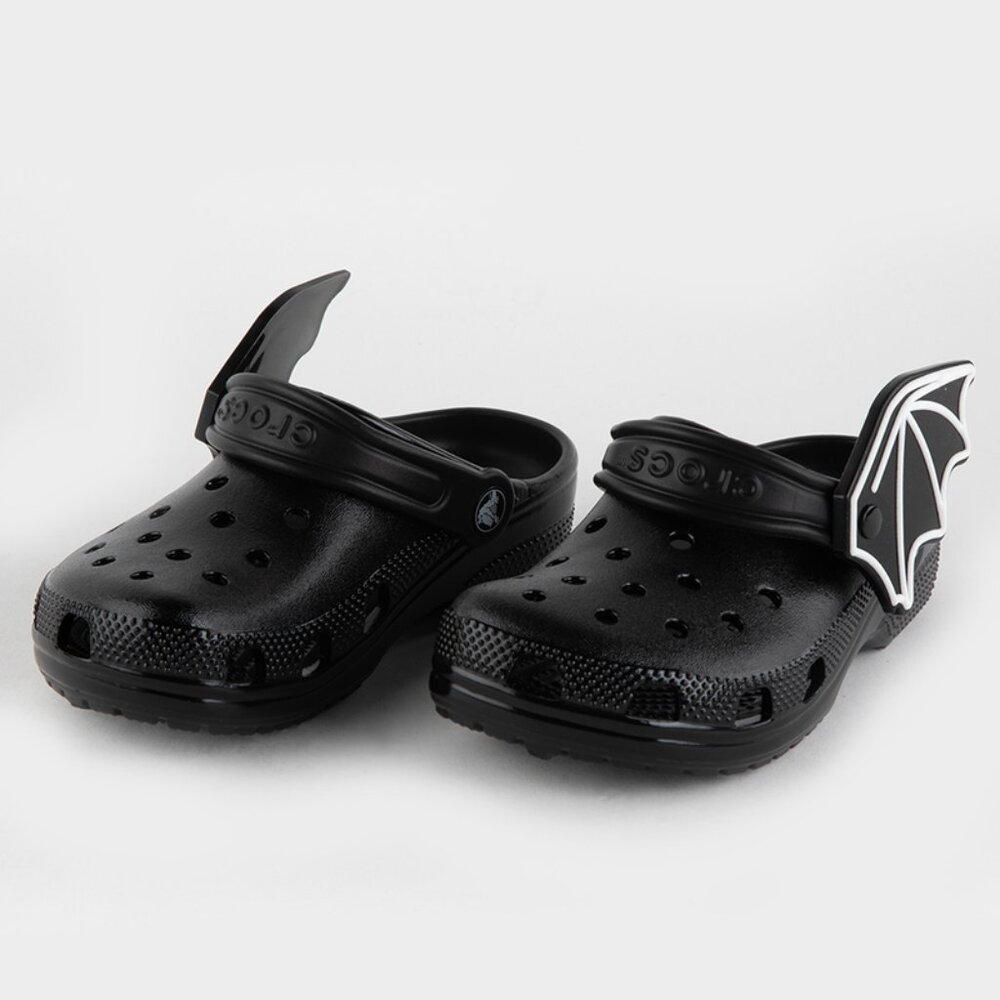NEW! CROCS I AM BAT Clogs Black Kid's Slippers Toddler Shoes Iconic Comfort